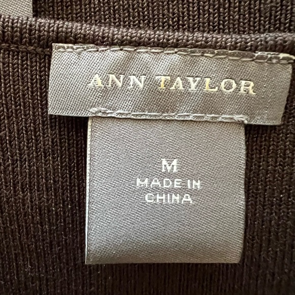 Ann Taylor brown sweater set size M - Picture 3 of 4